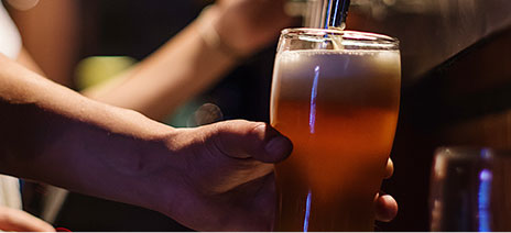 Draft Beers - Back Bar at TGI Fridays - Niagara Falls Restaurants