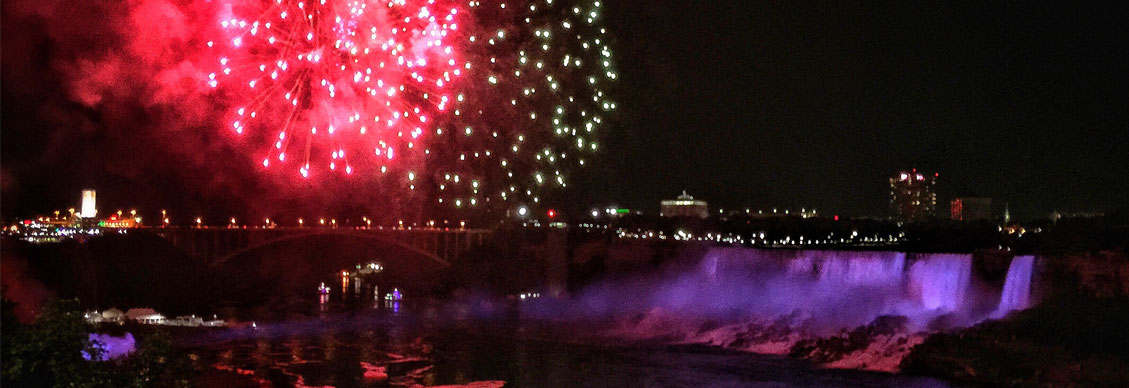 Niagara Falls Fireworks and Falls Illumination - Niagara Falls Restaurants