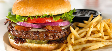 Entrée: Fridays Signature Burger - TGI Fridays Restaurant & Sports Bar - Niagara Falls Restaurants