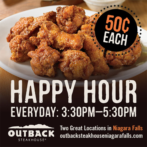 Happy Hour at Outback Steakhouse - Niagara Falls Restaurants